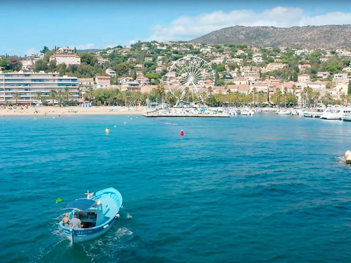 Charmant T2 Climatise Avec Grande Terrasse, Piscine Et Parking Privatif, Proche Plage Et Commerces. - Fr-1-251-441 Le Lavandou Dış mekan fotoğraf